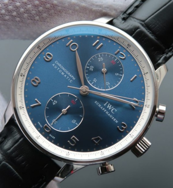 Replica IWC ZF Portuguese Chrono IW371432 Laureus Leather Strap
