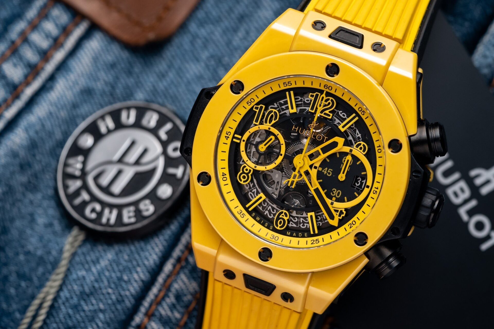 Hublot Big Bang Unico Ceramic Yellow Replica 11 Watch BBF 42mm