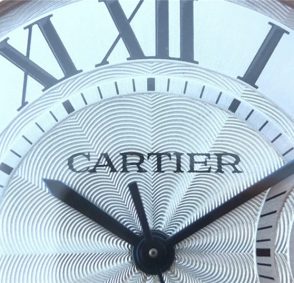 Replica Cartier Ballon Bleu 36mm RG White Textured Dial RG Bracelet