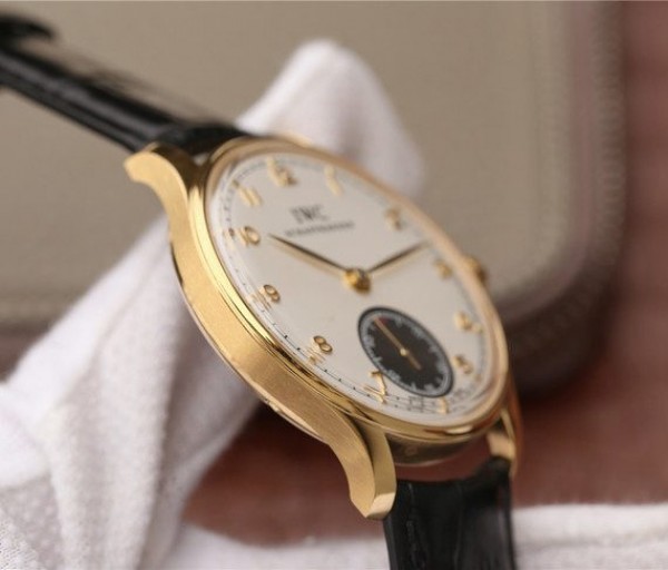 Replica IWC ZF Portuguese IW5454 YG White   Black Dial A6498