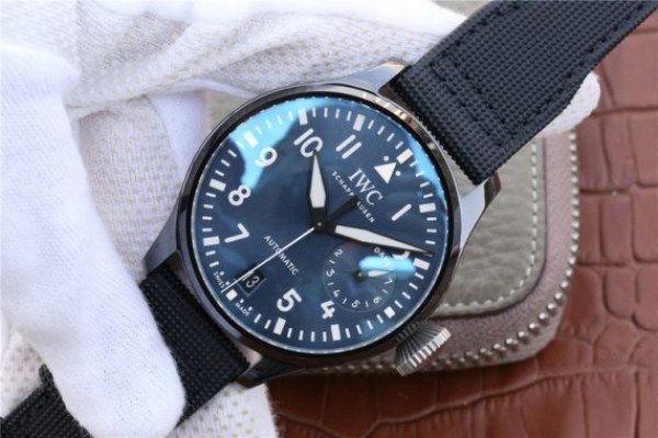 Replica IWC Big Pilot Real PR IW502003 Real Ceramic BOUTIQUE RODEO DRIVE ZF V2 Calfskin Strap A51111