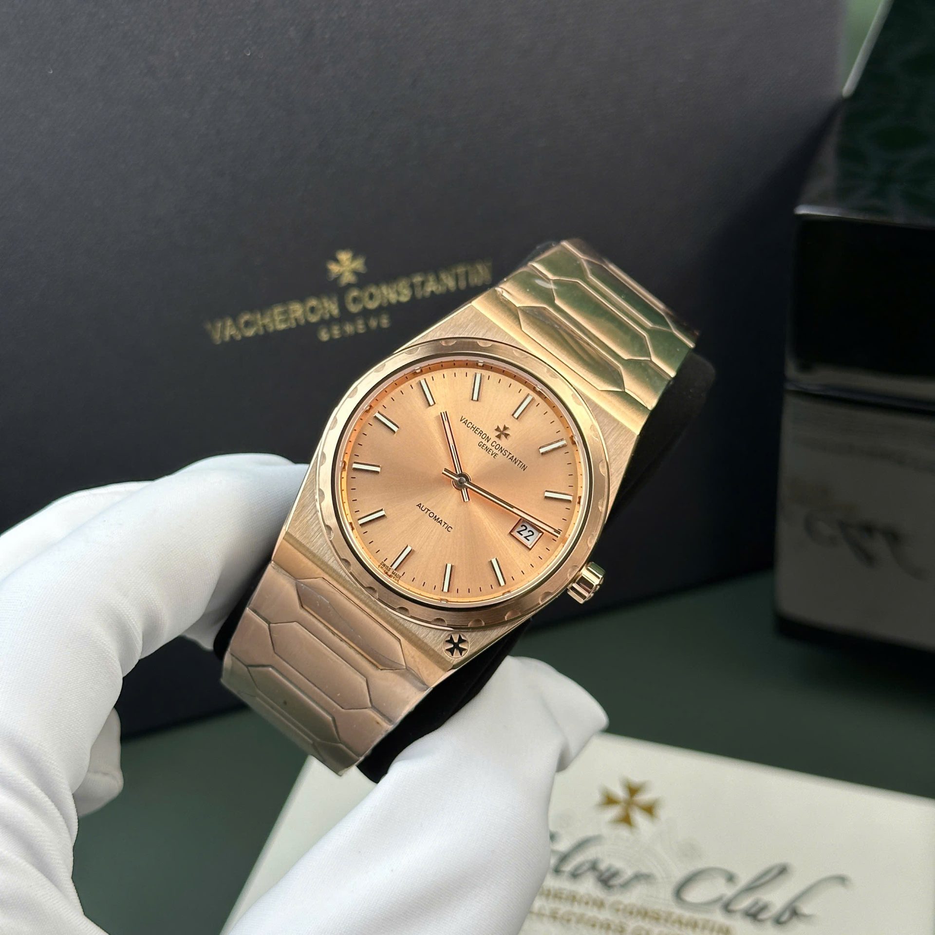 Vacheron Constantin Historiques 222 Replica Watch Rose Gold 8F Factory 37mm