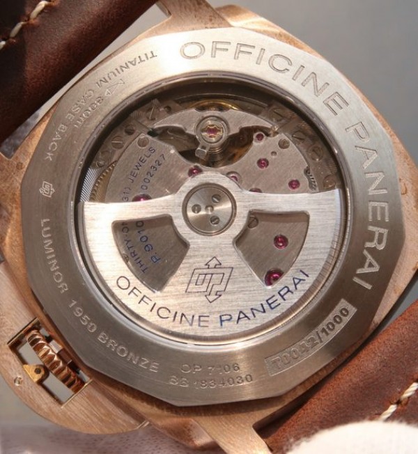 Replica Panerai ZF PAM671 Blue Dial Dark Brown Leather Strap P.9010