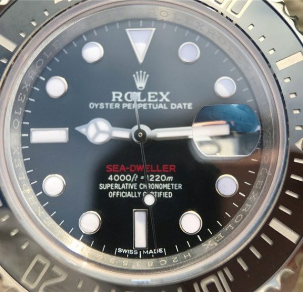 Replica Rolex Sea-Dweller DEEPSEA 116660 Black Ceramic Noob A2836