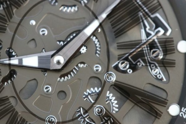 Replica Richard Mille RM033 Titanium SF Roman Markers Dial Black Rubber Strap Micro-Rotor Movement