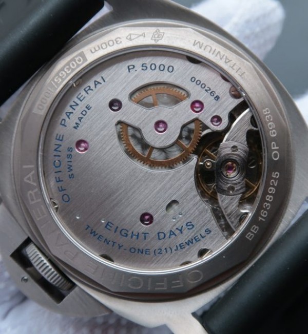 Replica Panerai ZF PAM562 Titanium Rubber Strap P5000