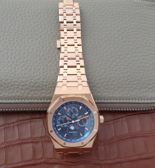 Replica Audemars Piguet JF Royal Oak 41mm 26574 RG Blue Dial White Hand A5134