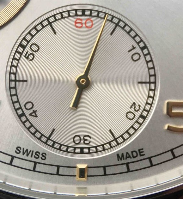 Replica IWC AZ Portuguese Tourbillon White Dial YG Markers A98900