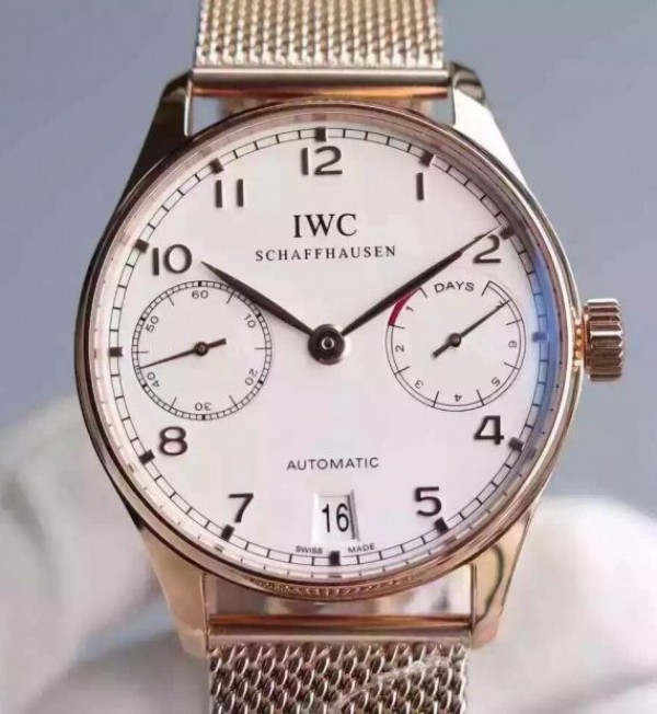 Replica IWC YL Portuguese RG IW5001 White Dial