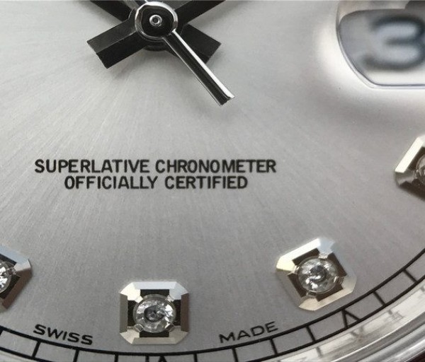 Replica Rolex DateJust 41mm 126300 Noob White Dial Diamonds Markers SS Bracelet A3235