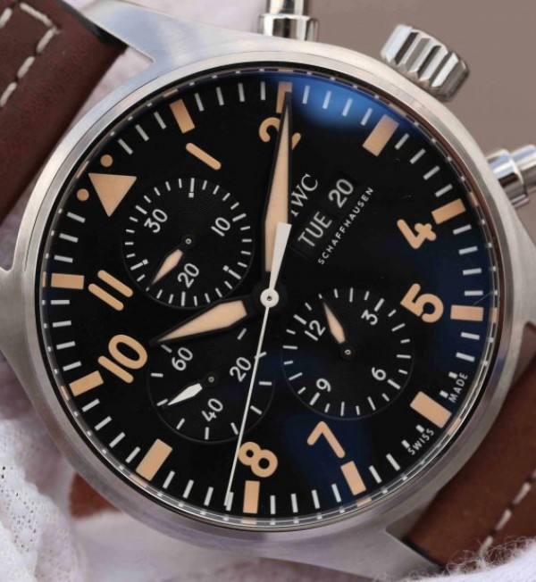 Replica IWC ZF Pilot Chrono AUS Special Edition Leather Strap A7750