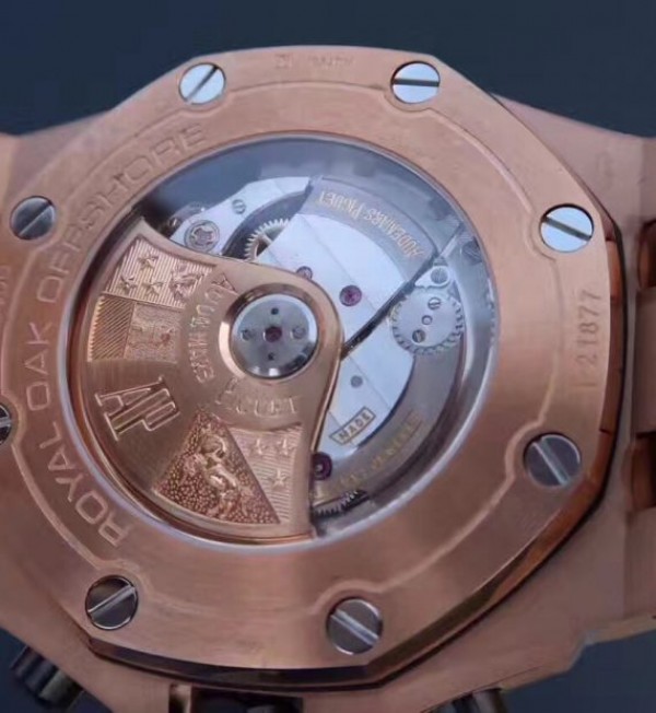 Replica Audemars Piguet JF Royal Oak Offshore Gold Theme 26470OR RG Bracelet A3126