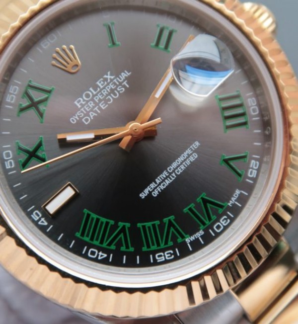 Replica Rolex DateJust II SS/YG Gray Dial on SS/YG Bracelet A3136