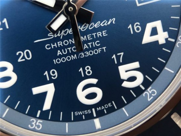 Replica Breitling SuperOcean  II 44mm GF Blue Dial SS Bracelet A2824