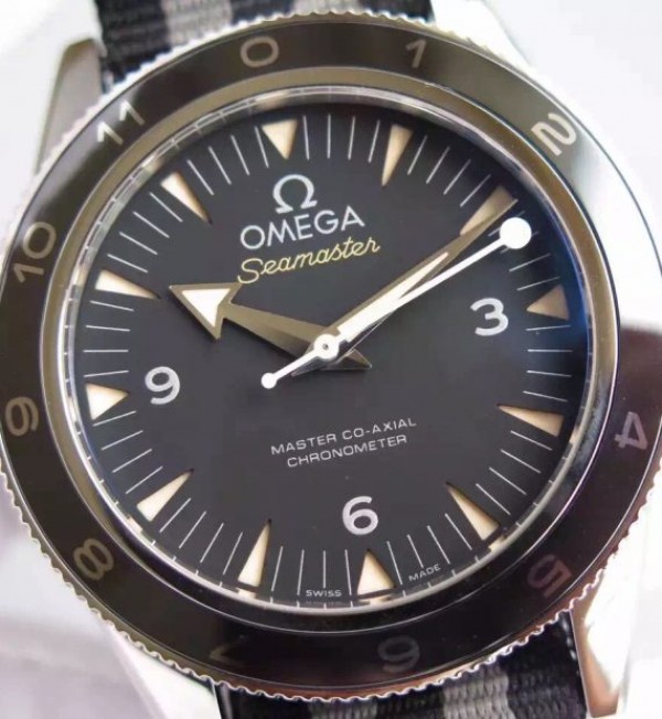 Replica Omega XF Seamster 300 Spectre Limited Edition Big Octopus Nylon Strap A8400