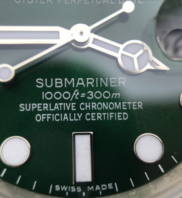 Replica Rolex Submariner 116610 LV Green Ceramic V7 Noob A3135