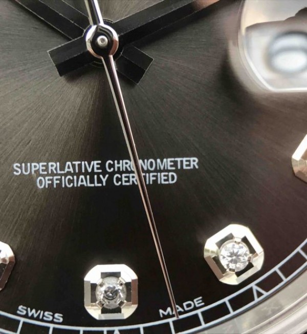 Replica Rolex DateJust 41mm 126300 Noob Gray Dial Diamonds Markers SS Bracelet A3235
