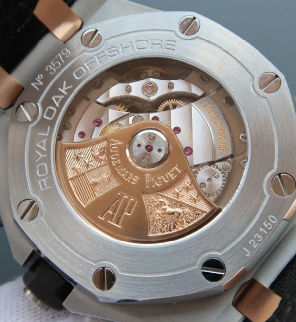 Replica Audemars Piguet JF Royal Oak Offshore RG Bezel Blue Dial A3126