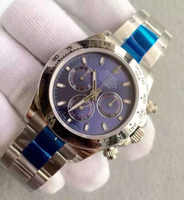 Replica Rolex Daytona Baselworld 116509 Blue Dial SS Bracelet A4130