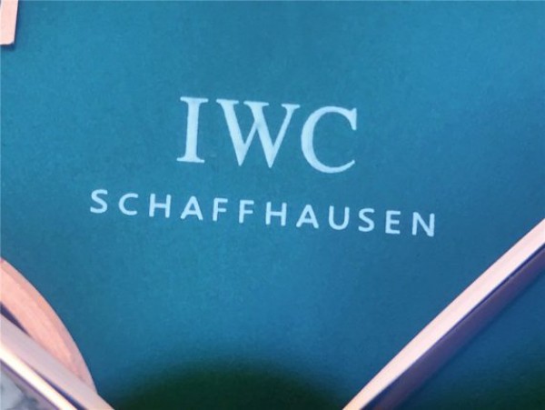 Replica IWC Portuguese Tourbillon IW5463 SS YLF Green Dial RG Markers Black Leather Strap A98900