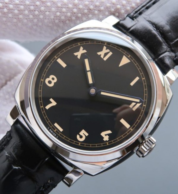 Replica Panerai XF PAM718 Black California Dial Black Leather Strap P.1000