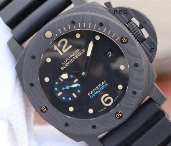 Replica Panerai VSF PAM616 Carbotech Rubber Strap P.9000 Super Clone