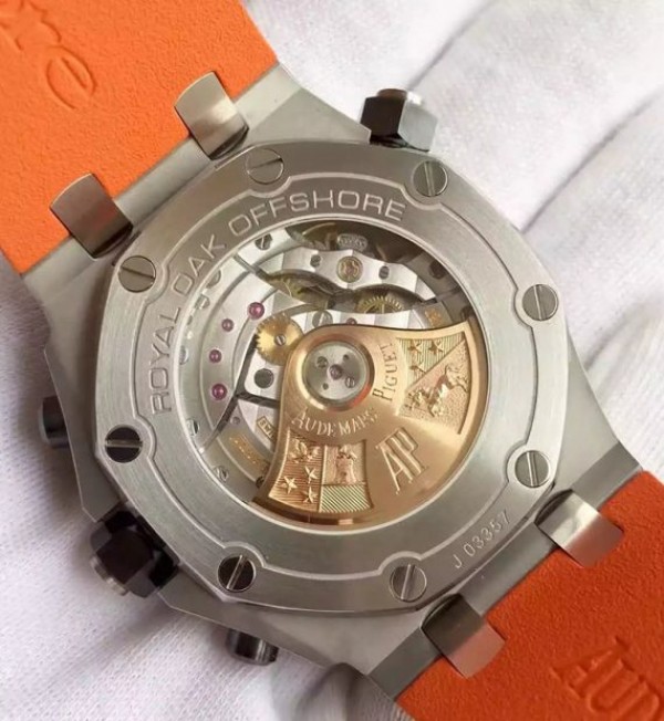 Replica Audemars Piguet JF Royal Oak Offshore Diver Chronograph Orange Rubber Strap A3126