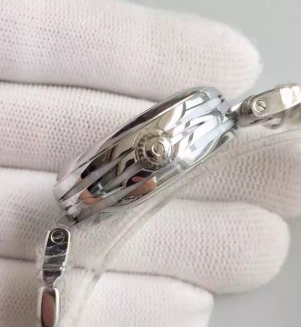 Replica Omega De Ville Lady SS White Dial SS Bracelet A8520