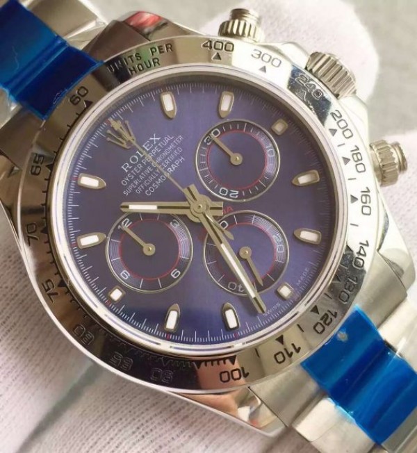 Replica Rolex Daytona Baselworld 116509 Blue Dial SS Bracelet A4130