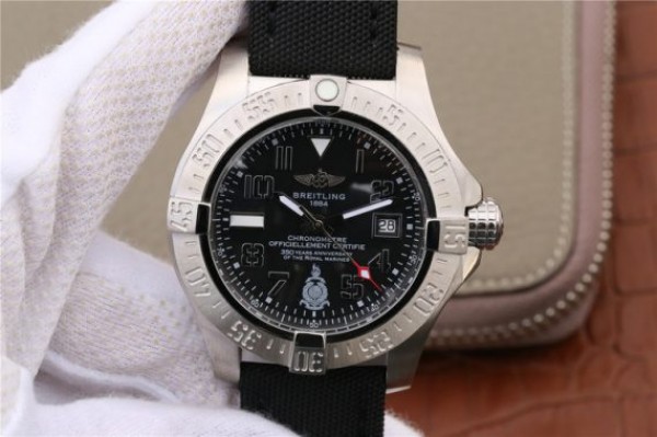 Replica Breitling Avenger Seawolf Royal Marines 350 Years Anniversary Nylon Strap A2836