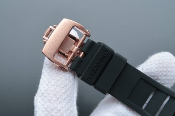 Replica Richard Mille RM057 Dragon Phoenix RG Case RG Dragon Dial Black Rubber Strap