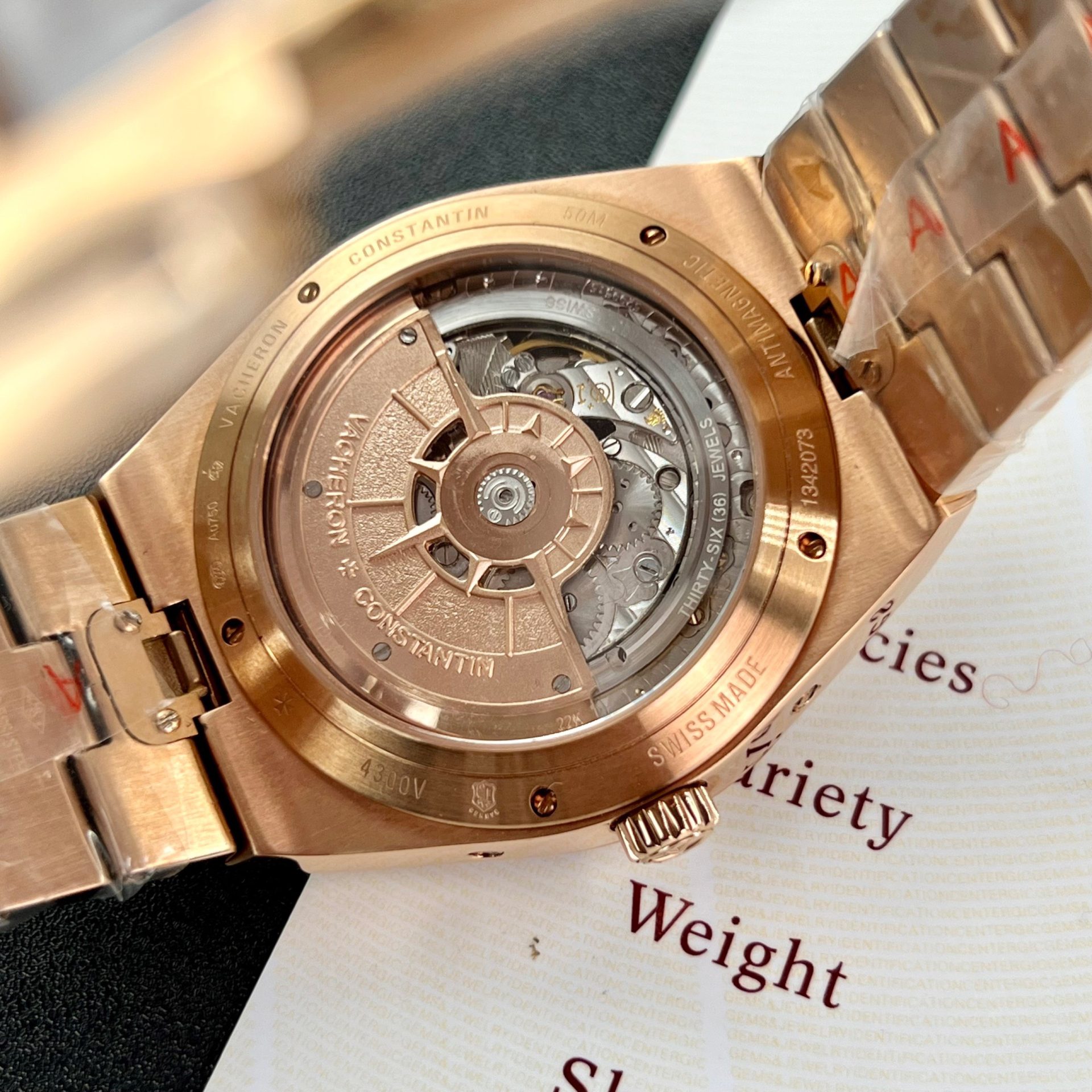 Vacheron Constantin Best Replica Watch Overseas 5500V Dial Blue 42.5mm