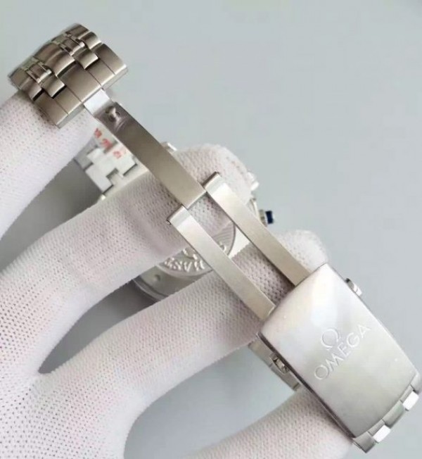 Replica Omega Seamaster 300m Diver ETNZ Regatta Co-Axial Chronograph Gray Dial SS Bracelet A7753