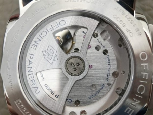Replica Panerai PAM498 VSF Black Dial Leather Strap P.9000