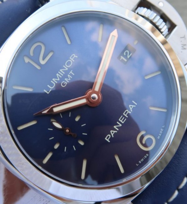 Replica Panerai VSF PAM688 Blue Dial Blue Leather Strap P.9001 Super Clone