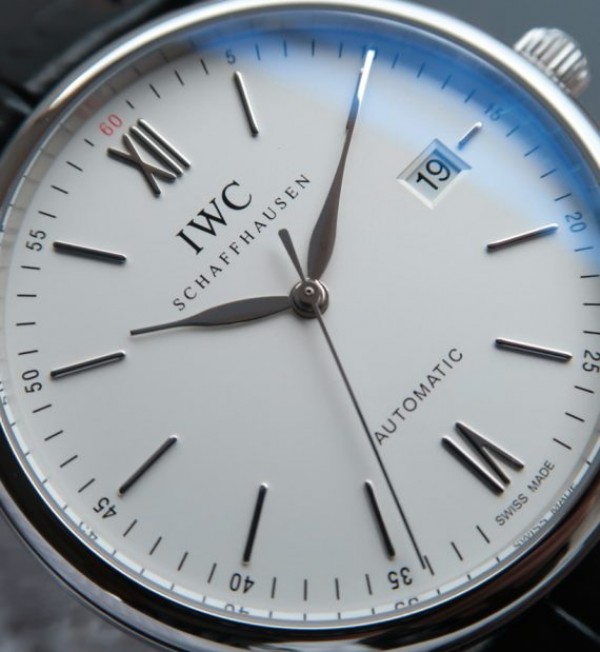 Replica IWC MK Portofino IW356501 Automatic White Dial Leather Strap