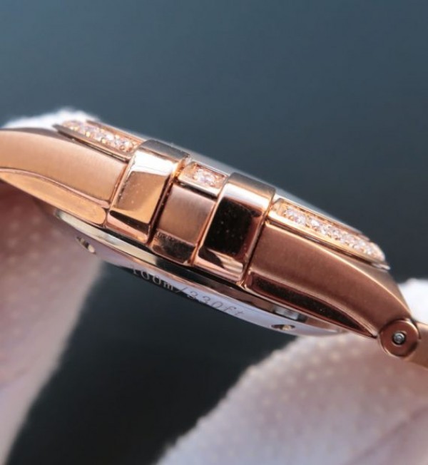 Replica Omega V6 Constellation 123.20.35 RG Case Brown Dial