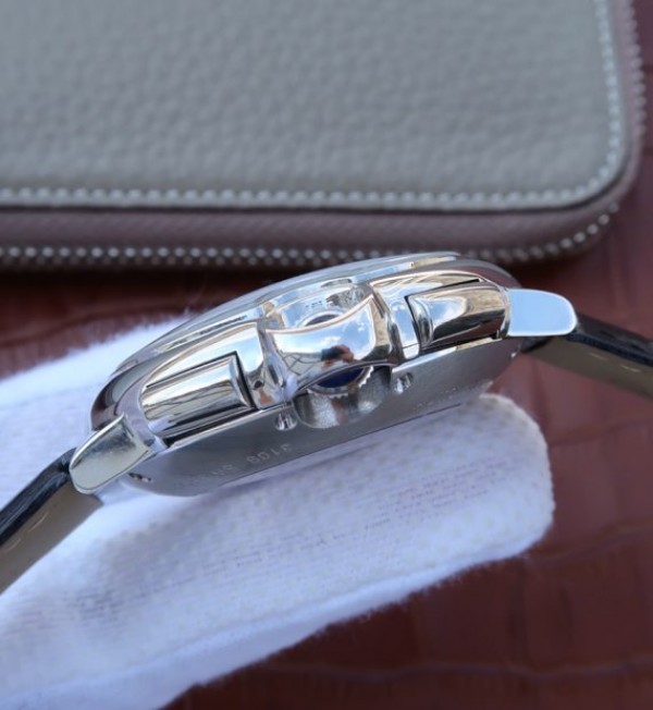 Replica Cartier Ballon Bleu De Cartier Chrono SS White Dial A8101
