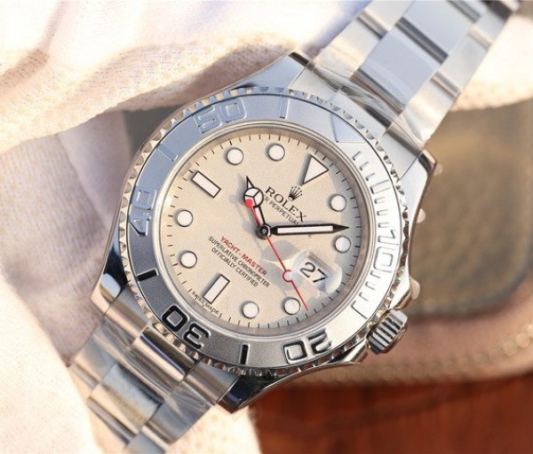 Replica Rolex Yacht-Master 116622 JF Silver Dial on SS Bracelet SH3135