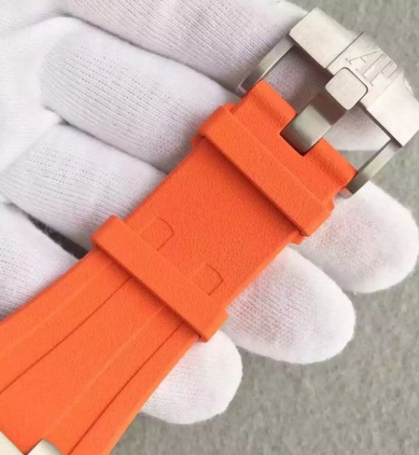 Replica Audemars Piguet JF Royal Oak Offshore Diver Chronograph Orange Rubber Strap A3126