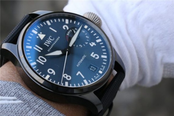 Replica IWC Big Pilot Real PR IW502003 Real Ceramic BOUTIQUE RODEO DRIVE ZF V2 Calfskin Strap A51111