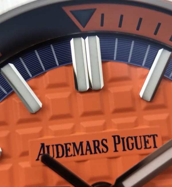 Replica Audemars Piguet JF Royal Oak Offshore Diver 2017 Orange 15710 Rubber Strap A3120