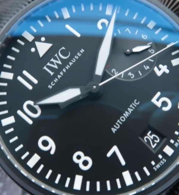 Replica IWC ZF Big Pilot IW502001 Real Ceramic Nylon Strap