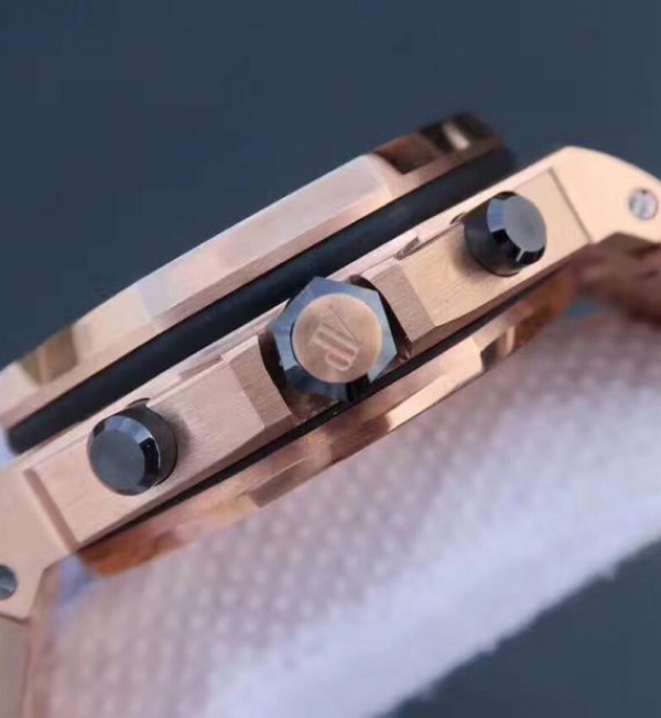 Replica Audemars Piguet JF Royal Oak Offshore Gold Theme 26470OR RG Bracelet A3126