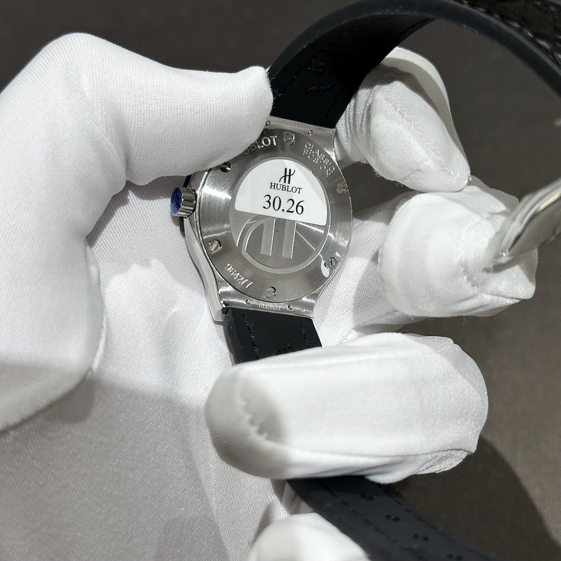 Hublot Classic Fusion Replica Watch With Full Moissanite Diamonds 33mm