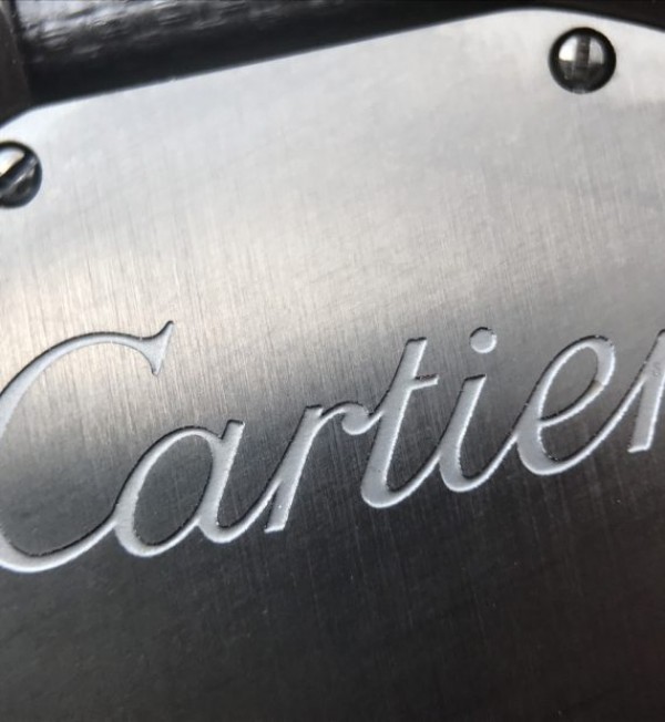 Replica Cartier JF Ballon Bleu 42mm DLC All Black Black Textured Dial Leather Strap A1847