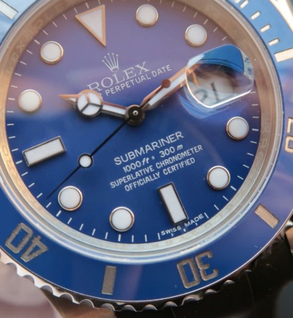 Replica Rolex Submariner 116619 LB Blue Ceramic Noob V7 Black Rubber Strap A3135