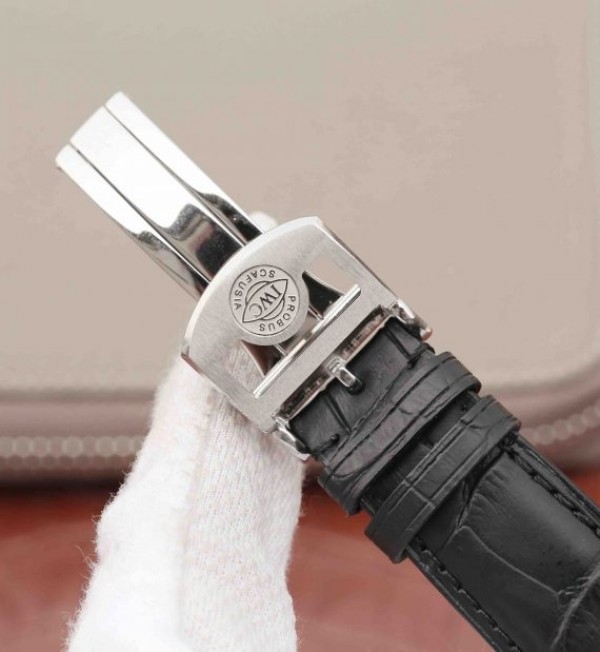 Replica IWC AZ Portuguese Tourbillon White Dial YG Markers A98900