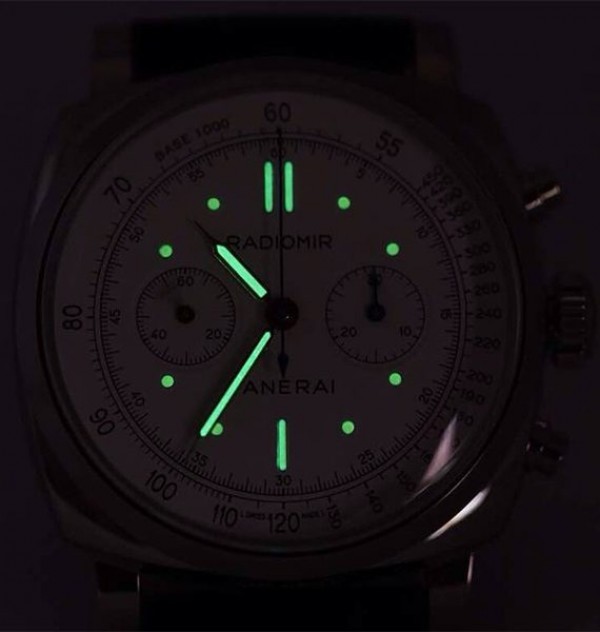 Replica Panerai XF PAM518 Leather Strap Manual Winding Chrono