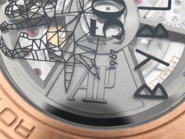Replica Audemars Piguet Royal Oak Offshore 44mm RG Summer Edition JF White Rubber Strap A3126